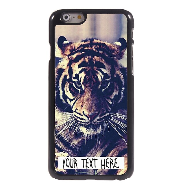  personnalisé cas tigre cas design en métal pour iPhone 6 (4.7 