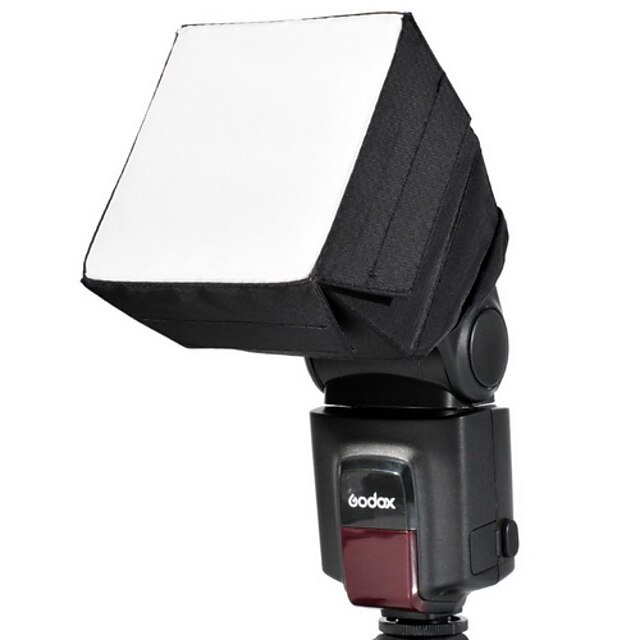  Godox 10 x 10cm Camera Universal Difusor Flash Softbox para Canon, Nikon, Sony, Pentax, Olympus