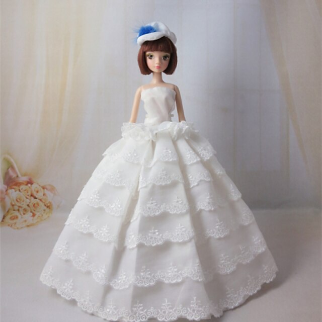 Barbie Bebek Beyaz Ruya Cicek Tasarim Prenses Gelinlik 21 10 99