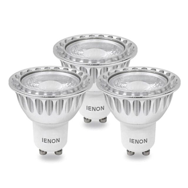  IENON® 3 pezzi 3 W Faretti LED 200lm GU10 GU5.3 E26 / E27 Perline LED COB Bianco caldo Luce fredda Bianco 110-240 V / RoHs