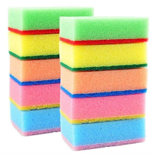  10 PCS Clean Sponge,Sponge 9x6x3 CM(3.5x2.4x1.2 INCH)