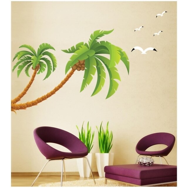  Decorative Wall Stickers - Plane Wall Stickers Landscape Living Room / Bedroom / Bathroom / Removable