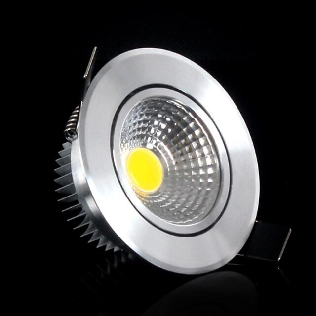  Потолочный светильник Осветительная панель Утапливаемое крепление 5 светодиоды COB Тёплый белый 400-500lm 3000-3500K AC 85-265V 