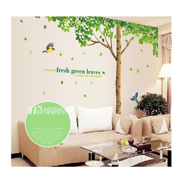  Landscape / Christmas Decorations / Florals Wall Stickers Plane Wall Stickers Decorative Wall Stickers, PVC(PolyVinyl Chloride) Home Decoration Wall Decal Wall Decoration / Removable