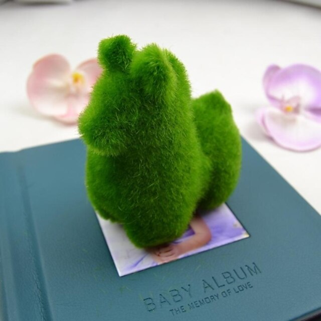  милый зеленый искусственный газон альпака для автомобиля и домашнего декора