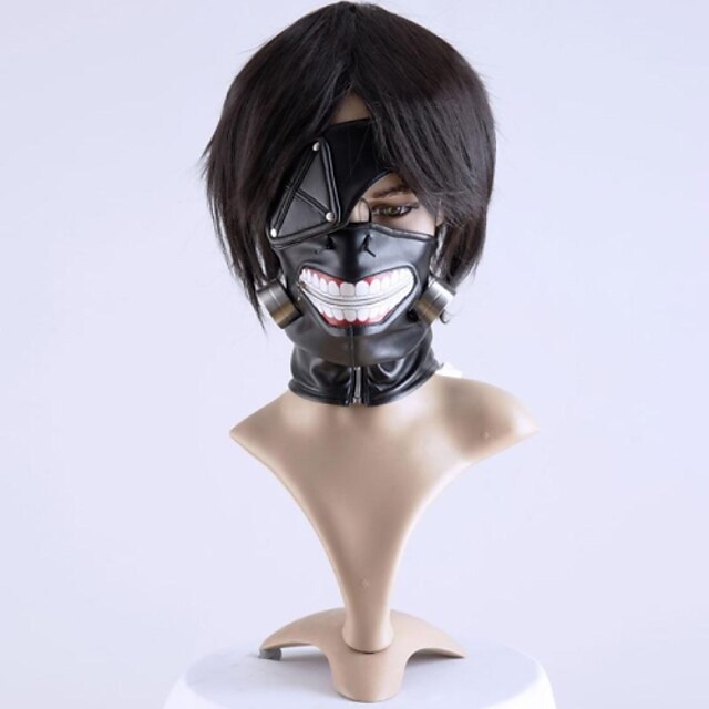  Masque Inspiré par Tokyo Ghoul Cosplay Manga Accessoires de Cosplay Masque Homme Femme Déguisement Halloween