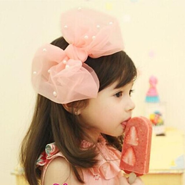  Toddler Girls' Lace Hair Accessories Pink One-Size / Headbands