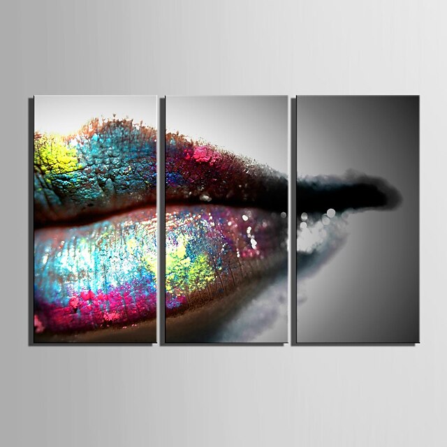  Print Rolled Canvas Prints - People Fantasy Three Panels Art Prints