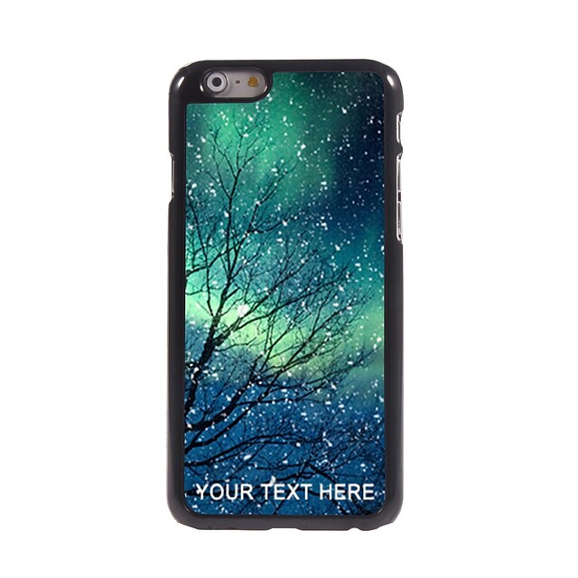  Personalized Phone Case - Snowflake Design Metal Case for iPhone 6