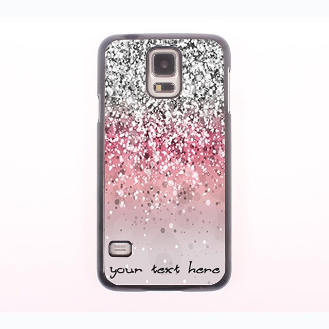  gepersonaliseerde telefoon geval - glinsterende poeder ontwerp metalen behuizing voor Samsung Galaxy S5 mini