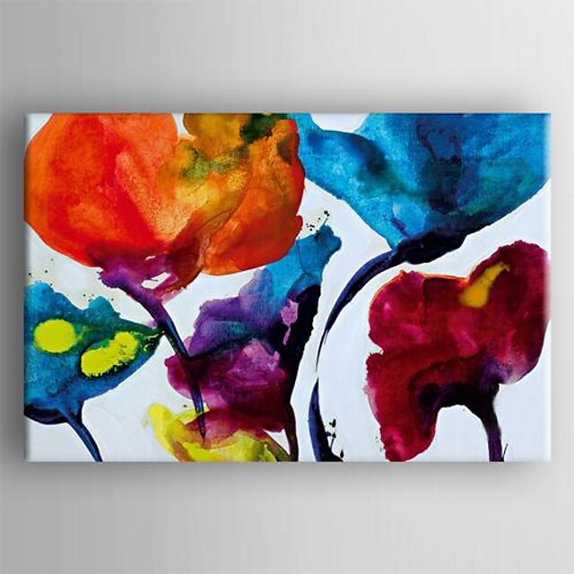  Hand-Painted Abstract Horizontal Canvas Oil Painting Home Decoration One Panel