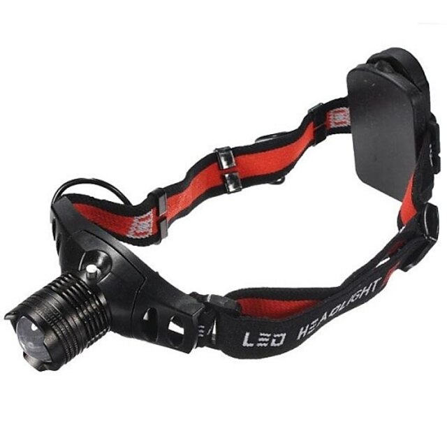  Stirnlampen Fahrradlicht Zoomable- 800 lm LED Cree® Q5 Sender Zoomable- einstellbarer Fokus Camping / Wandern / Erkundungen Radsport
