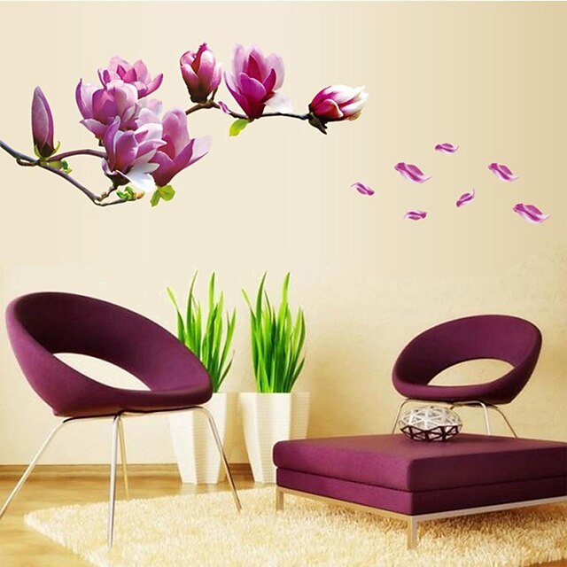  Florals / Botanical Wall Stickers Plane Wall Stickers Decorative Wall Stickers, Vinyl Home Decoration Wall Decal Wall Decoration