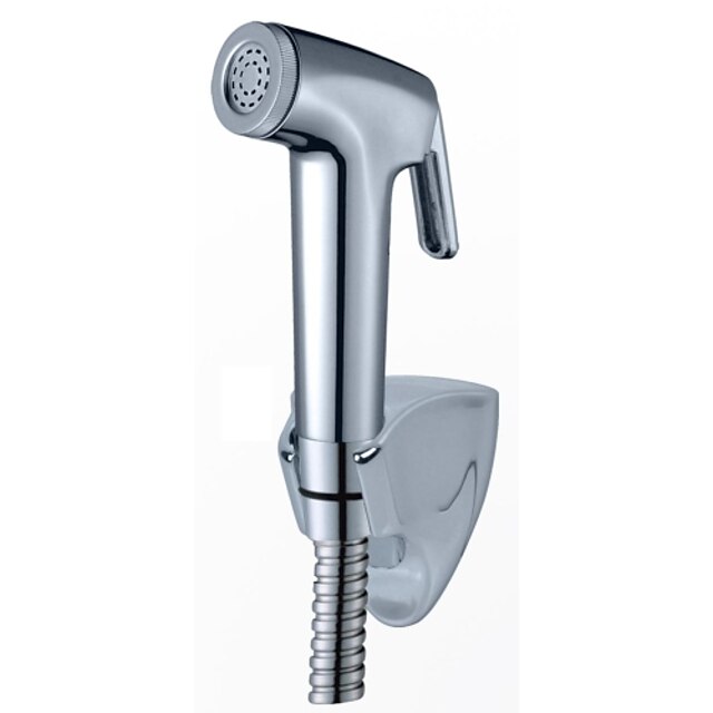  Bidet Faucet ChromeToilet Handheld bidet Sprayer Self-Cleaning Contemporary / Single Handle One Hole