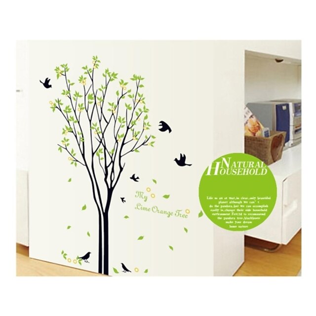  Animals / Christmas Decorations / Botanical Wall Stickers Plane Wall Stickers Decorative Wall Stickers, PVC(PolyVinyl Chloride) Home Decoration Wall Decal Wall Decoration / Removable