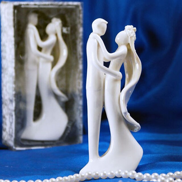  Cake Topper Garden Theme Ceramic Wedding / Bridal Shower with Gift Box