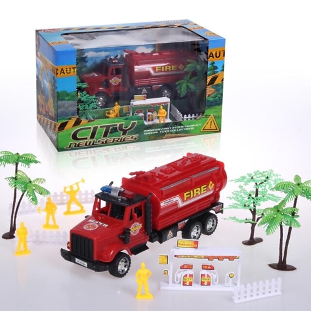  hauteur voiture de jouet de qualité pour les enfants camion de friction avec les outils mis le thème de lutte contre l'incendie 20142-9