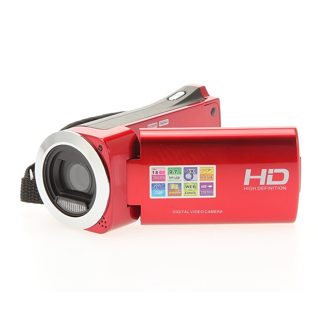  8 megapixels da câmera de vídeo digital HD 720p vídeo 4x zoom digital de 2,7 polegadas filmadora mini display LCD HDV-882