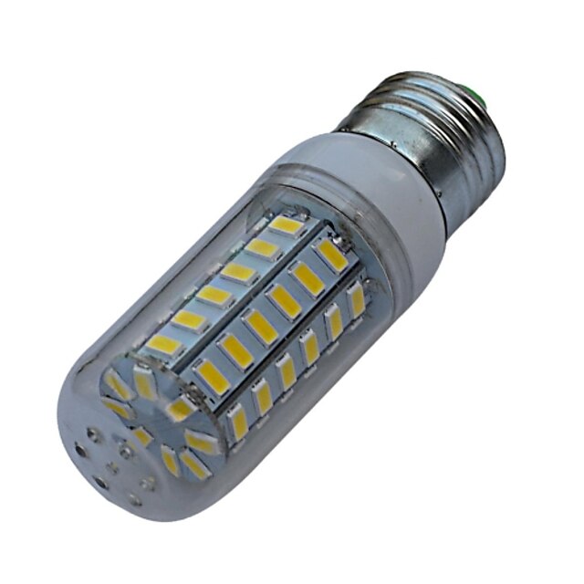  JIAWEN E27 LED Lamp E27/E26 LED Bulb SMD5730 220V Corn Bulb 56LEDs Chandelier Candle LED Light For Home Decoration Lighting