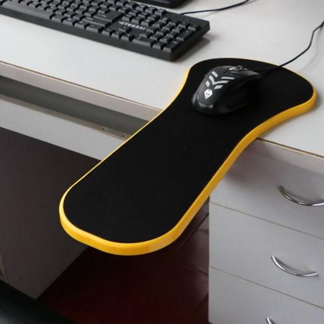  musematte kontorstol datamaskin armlene håndleddet hvile sunne muse paller (tilfeldig farge)