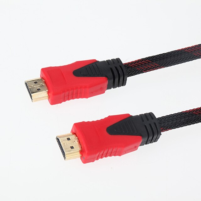  20m 65,6 fod hdmi han til han højhastighedstog guldbelagte computer kabel til pc laptop hdtv dvd ps3 - sort