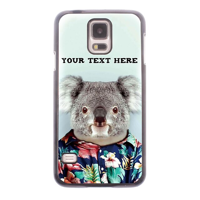  персонализированные телефон случае - коала дизайн корпуса металл для Samsung Galaxy S5 i9600