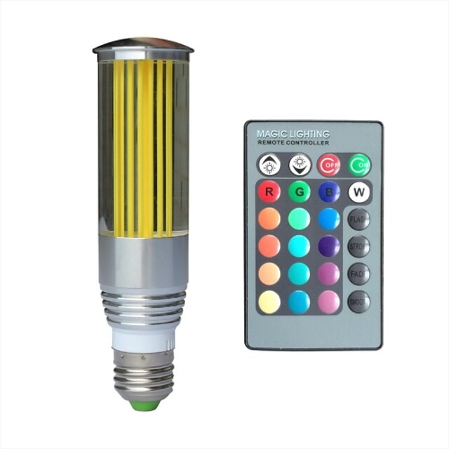  E26/E27 مصابيح كروية LED 1 الأضواء طاقة عالية LED RGB 100lm RGBK AC 100-240V 