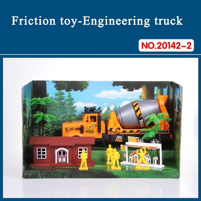  hauteur voiture de jouet de qualité pour les enfants camion de friction avec les outils mis le thème de lutte contre l'incendie 20142-2