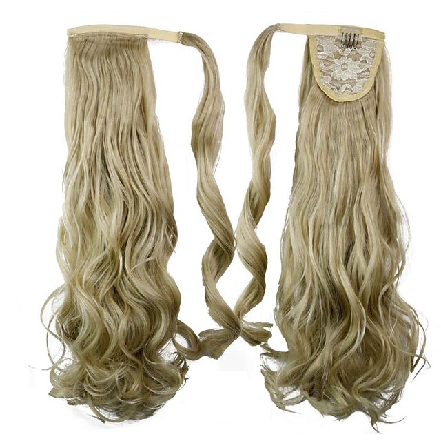  Ponytails Synthetic Hair Hair Piece Hair Extension Wavy / Classic Daily / Blonde