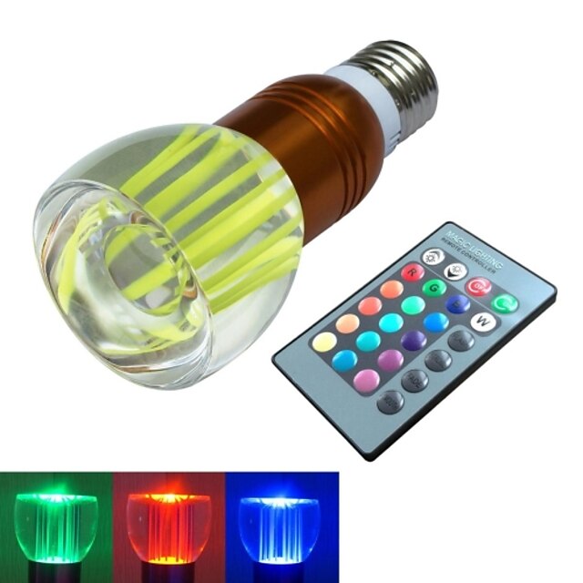  E26/E27 Круглые LED лампы 1 светодиоды Высокомощный LED RGB RGB