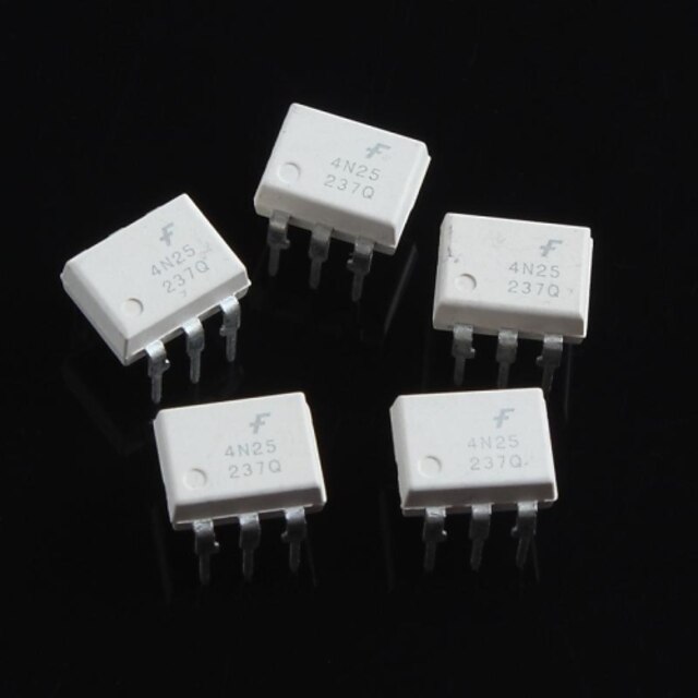  DIP  4N25 Optocoupler Transistor Output(5Pcs)