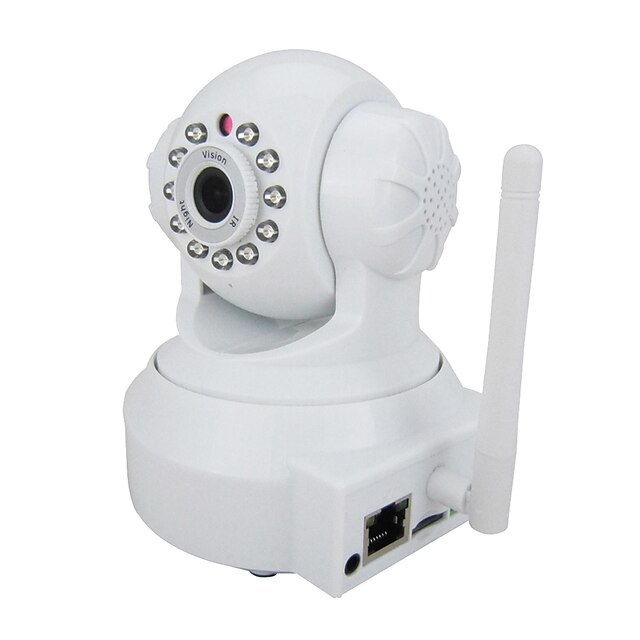  ptz cámara ip 720p bidireccional hablar wierless p2p con grabación de tarjeta micro sd,