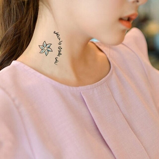 Tatueringsklistermärken Djurserier Vattentät Barn Dam Tjej Herr 