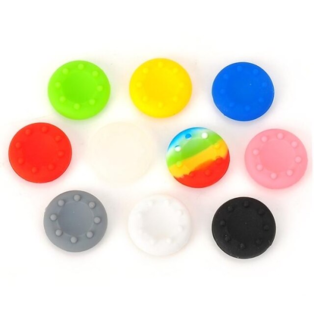  Game Controller Thumb Stick Grips For Xbox 360 ,  Game Controller Thumb Stick Grips Silicone 10 pcs unit
