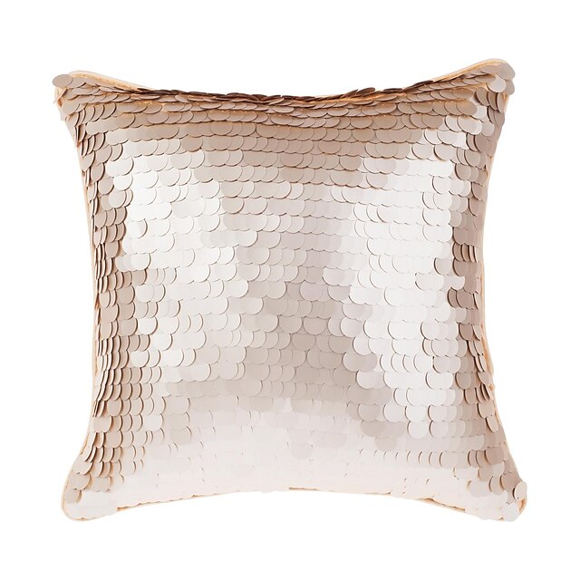  1 pcs Polyester Pillow Cover / Pillow With Insert, Embellished&Embroidered Accent / Decorative