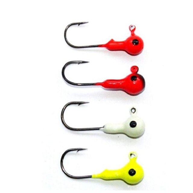  10 pcs Джиг головка (мормышка) рыболовные крючки Рыболовная приманка Jig Head Bass Форель щука Пресноводная рыбалка Свинцовые