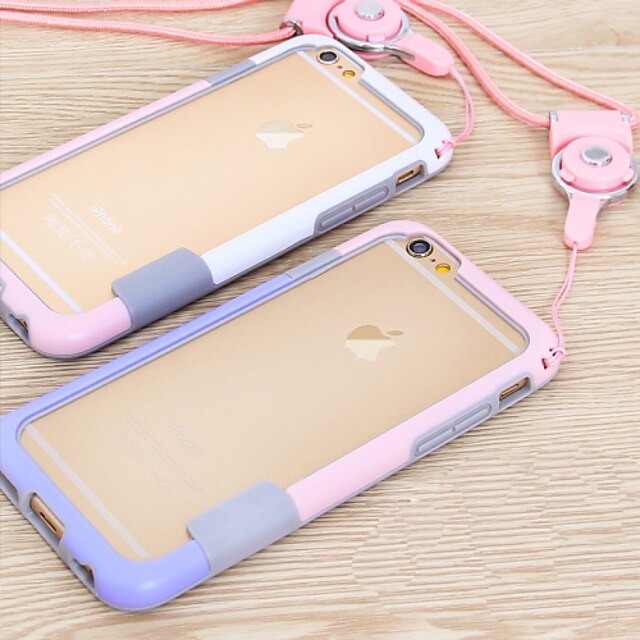  Case For Apple iPhone 6s Plus / iPhone 6s / iPhone 6 Plus Bumper Solid Colored Soft TPU
