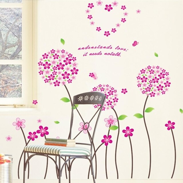  Decorative Wall Stickers - Plane Wall Stickers Florals / Cartoon Living Room / Bedroom / Bathroom