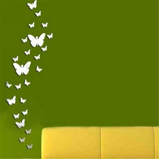  Wall Stickers Mirror Wall Stickers Decorative Wall Stickers Material Removable Home Decoration Wall Decal