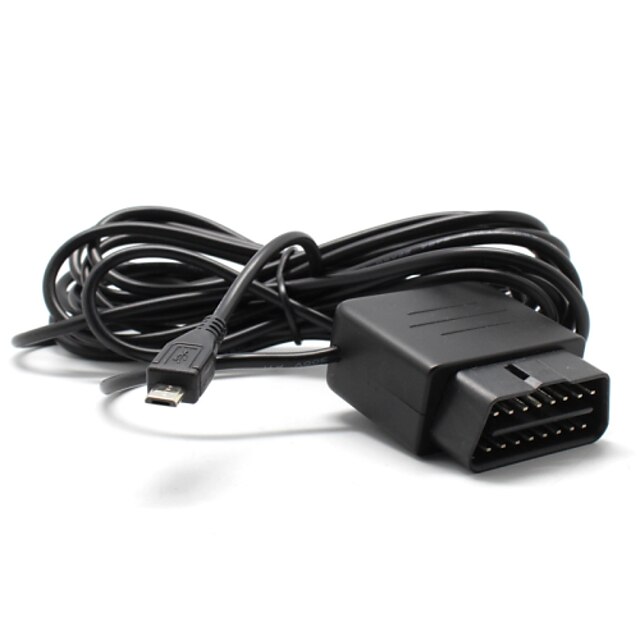  3.5Meter  Micro USB Interface OBD Charger For Car Camera,Gps,E-dog
