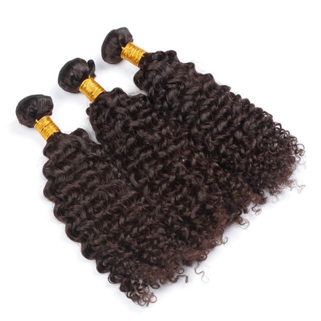  PANSY Weft Human Hair Extensions Curly / Kinky Curly Human Hair Brazilian Hair Women's