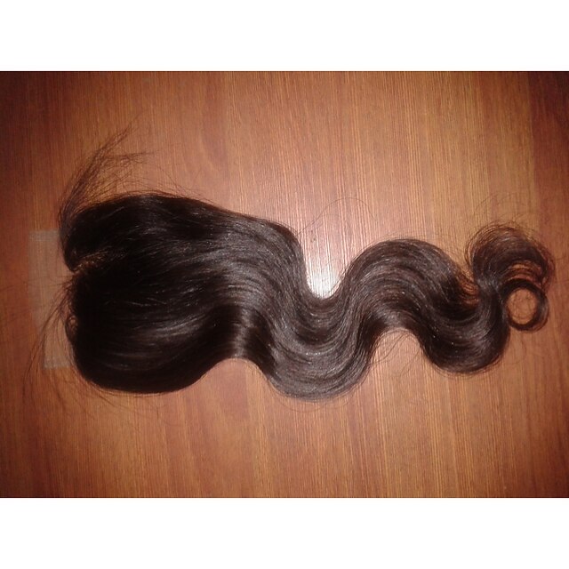  PANSY Human Hair Extensions Hullámos haj Emberi haj Hajdarab Brazil haj Barna Női Sötétbarna / 8A