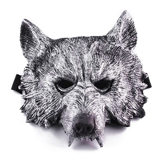  Halloween-Masken Masken Wolfskopf Zum Gruseln Kunststoff 1 pcs Erwachsene Jungen Mädchen Spielzeuge Geschenk