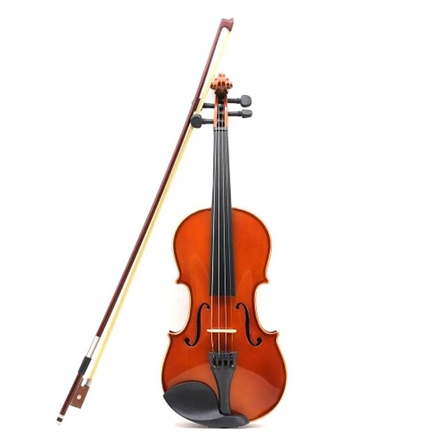  ASTONVILA Bright Natrual Colored Violin with White Rim Rosin+Violin Bow+Foam Boex