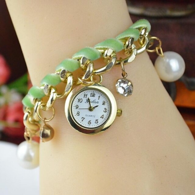  Handcee® Simple Design Women PU Watch Fashion Decoration Lady Bracelet Watch