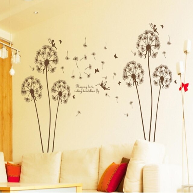  Decorative Wall Stickers - Plane Wall Stickers People / Botanical / Cartoon Living Room / Bedroom / Bathroom / Washable / Removable