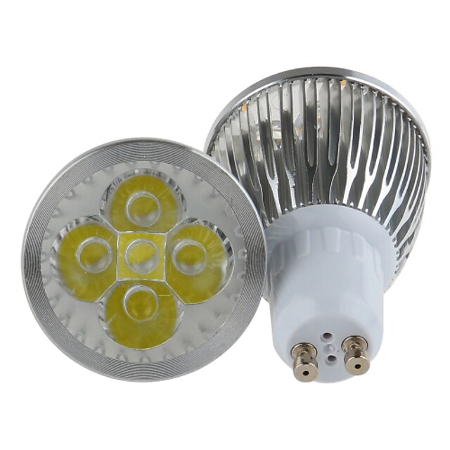  5 W LED-spotlampen 180-210 lm GU10 5 LED-kralen Krachtige LED Warm wit Koel wit 85-265 V / 1 stuks / RoHs