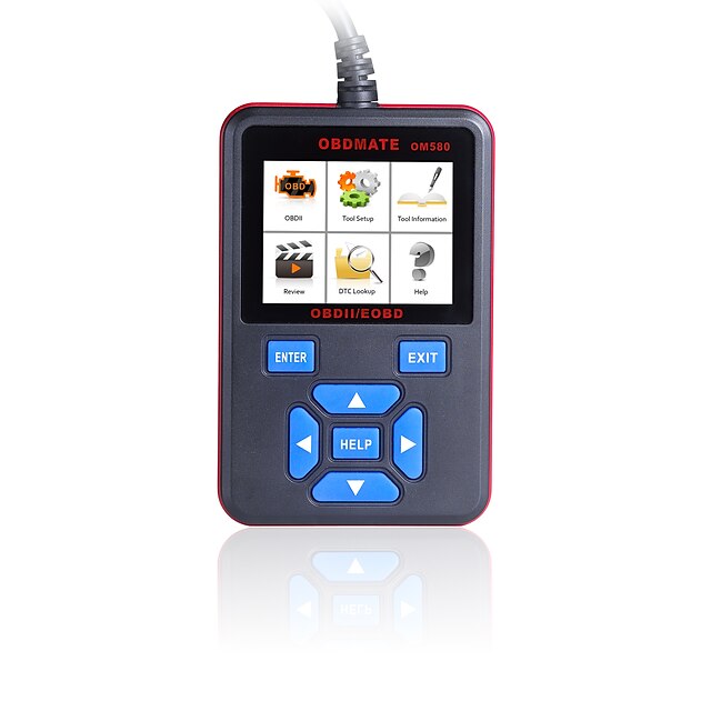  OBDMATE ® Diagnostic Tool OBD2 OBDII EOBD Code Læs Scanner OM580 - benzinbiler og en del af Dieselbiler