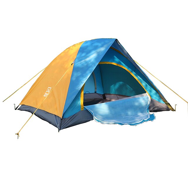  AOTU 3-4 άτομα Σκηνή Τριπλό Camping Σκηνή Υδατοστεγανό Αδιάβροχη Αδιάβροχο Κατά των εντόμων για Κυνήγι Πεζοπορία Ψάρεμα Παραλία