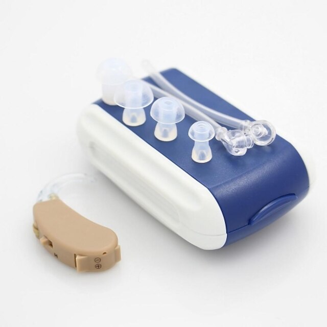  Best Digital Hearing Aids Volume Adjustable Tone Hang Ear Sound Amplifier Audiphone High Quality BTE with USA Speaker